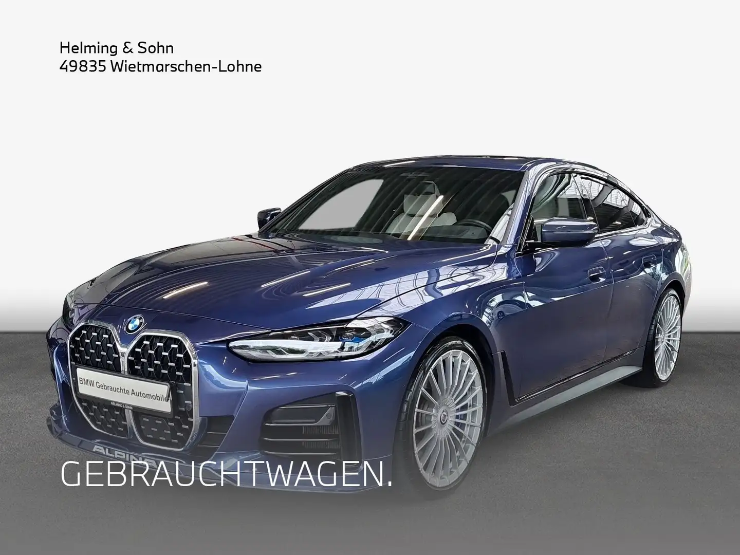 Alpina D4 S Gran Coupe Head-Up Laser Glasdach HK HiFi uvm. Azul - 1