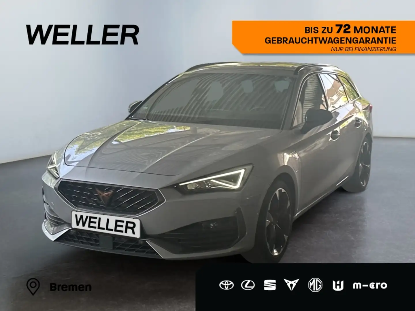CUPRA Leon ST 1.4 e-Hybrid DSG *Navi*LED*ACC*DCC*RCam* Silber - 1