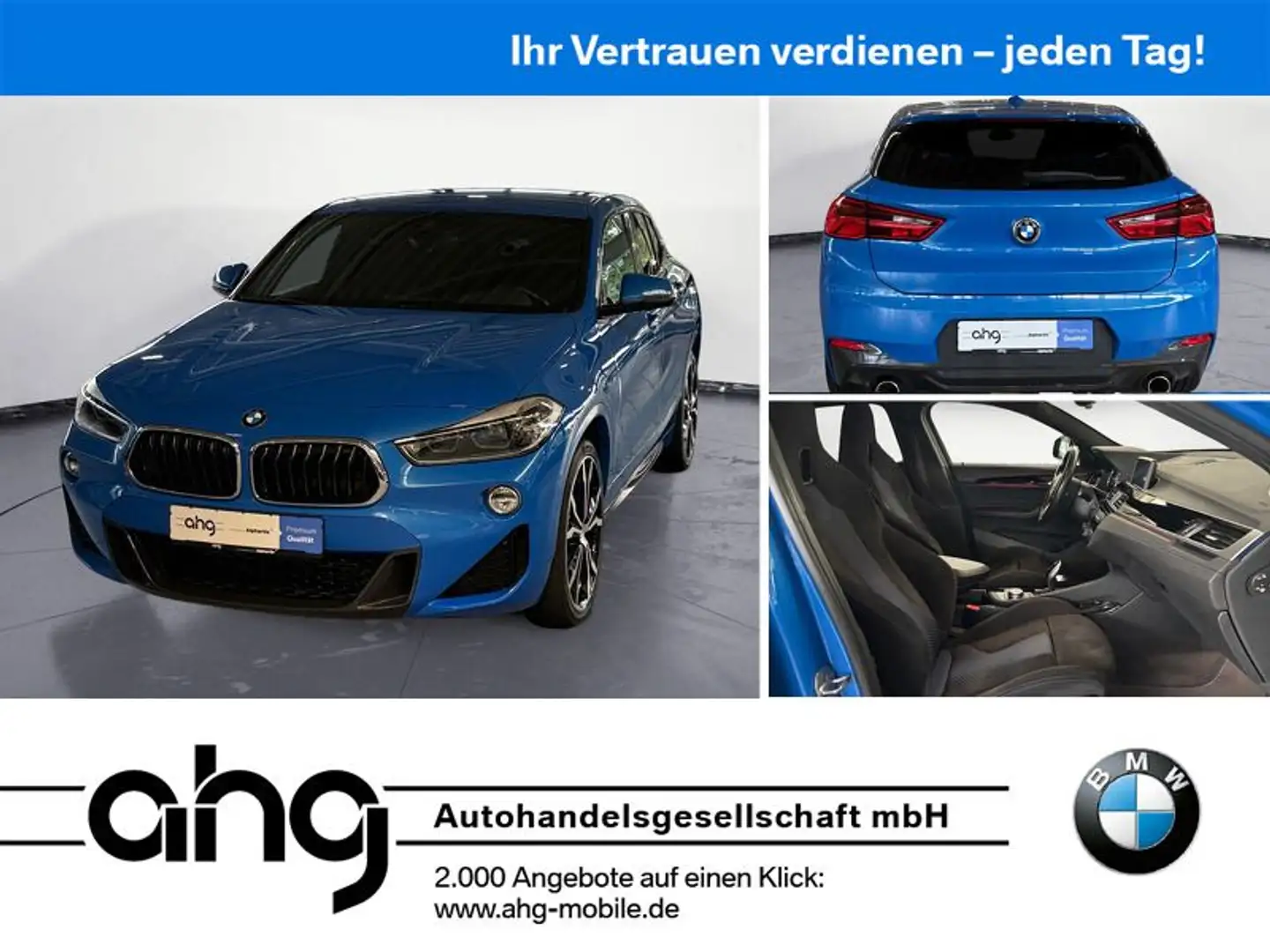 BMW X2 sDrive20i M Sport Steptronic Blau - 1