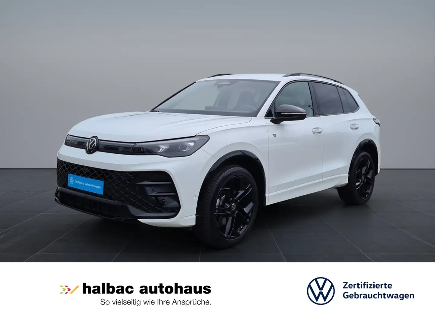 Volkswagen Tiguan 2.0 TDI DSG 4Mo R-Line+AHK+MATRIX+BLACKSTYLE+NAVI Weiß - 1