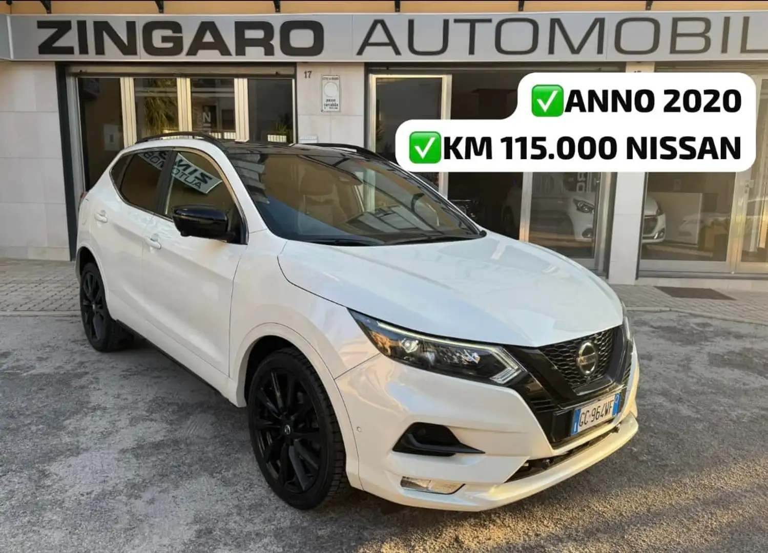 Nissan Qashqai 1.5 DCI 115 CV. LIMITED EDITION TETTO+NAVI Bianco - 2