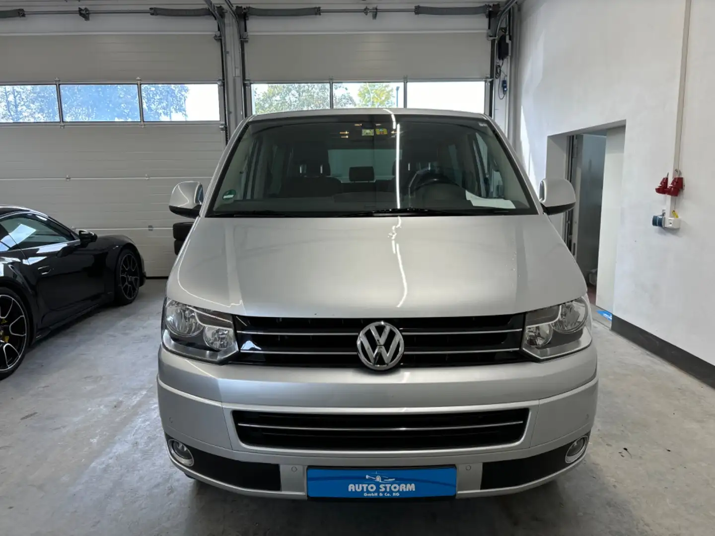 Volkswagen T5 Multivan Highline 2.0 BiTDI *PDC*SHZ*AHK* Argent - 2
