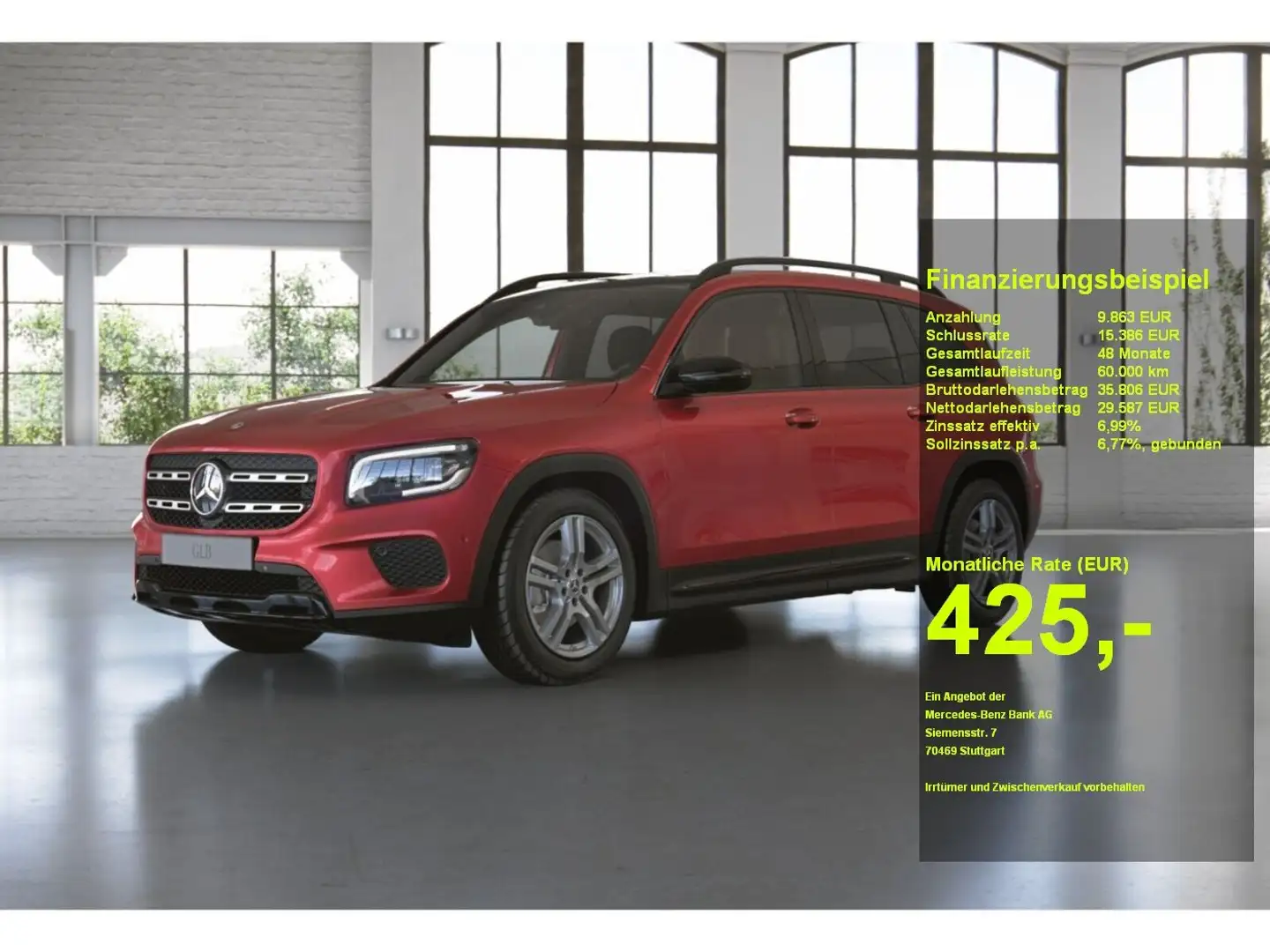 Mercedes-Benz GLB 200 Progressiv, Kamera, Night, Pano, Distr. Červená - 1