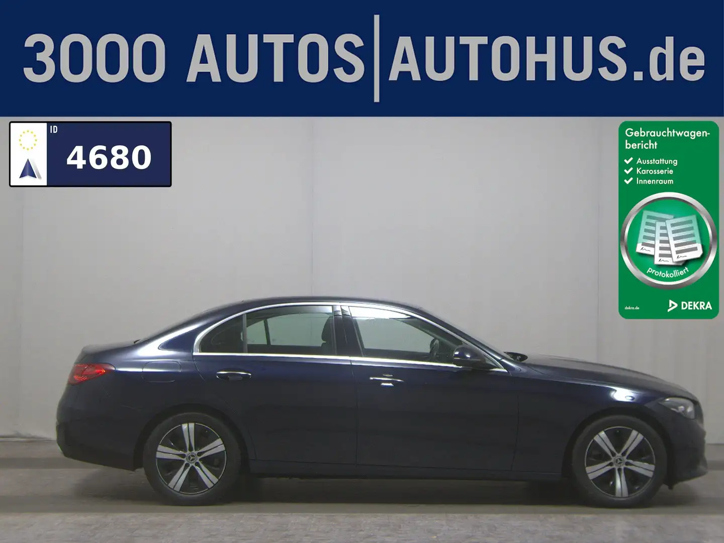 Mercedes-Benz C 220 d Avantgarde Navi LED MBUX RfK PDC Shz Bleu - 1