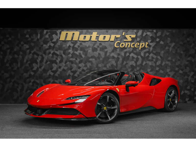 Ferrari SF90 Spider V8 - ROSSO CORSA METALLIC - FULL CARBON