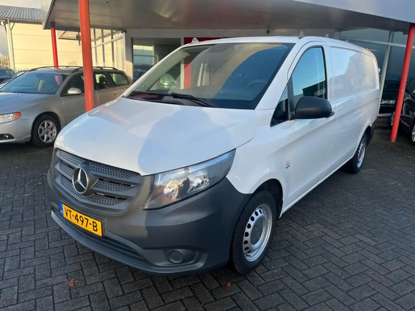 Mercedes-Benz Vito 114 CDI L2H1 Lang Airco/Deuren Achter/DEALER AUTO Wit - 1