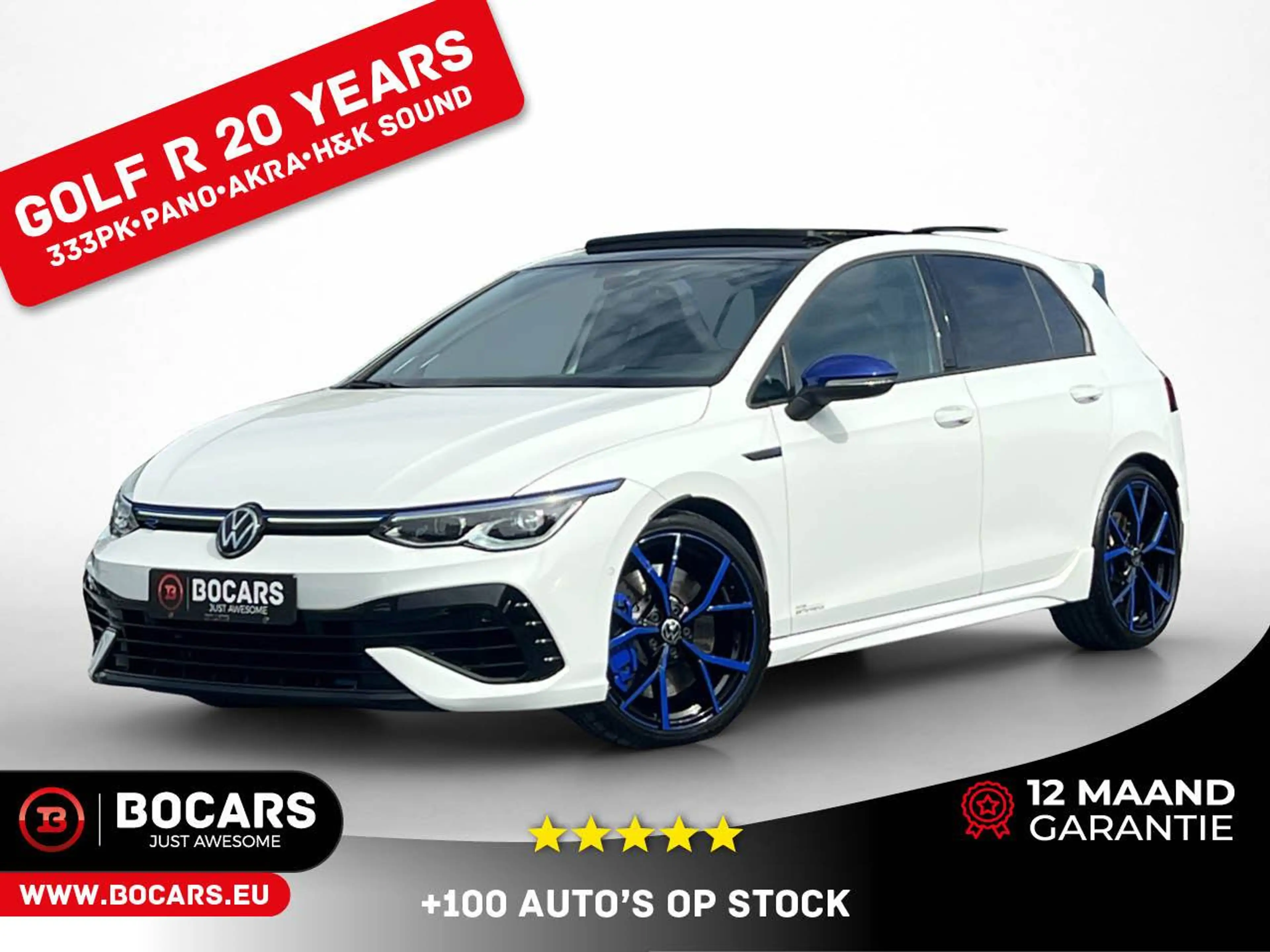 Volkswagen Golf R "20Years" 4Motion 2.0 TSI 333pk FULL OPTION • AKRA •PANO • H&K • IQ-Lights