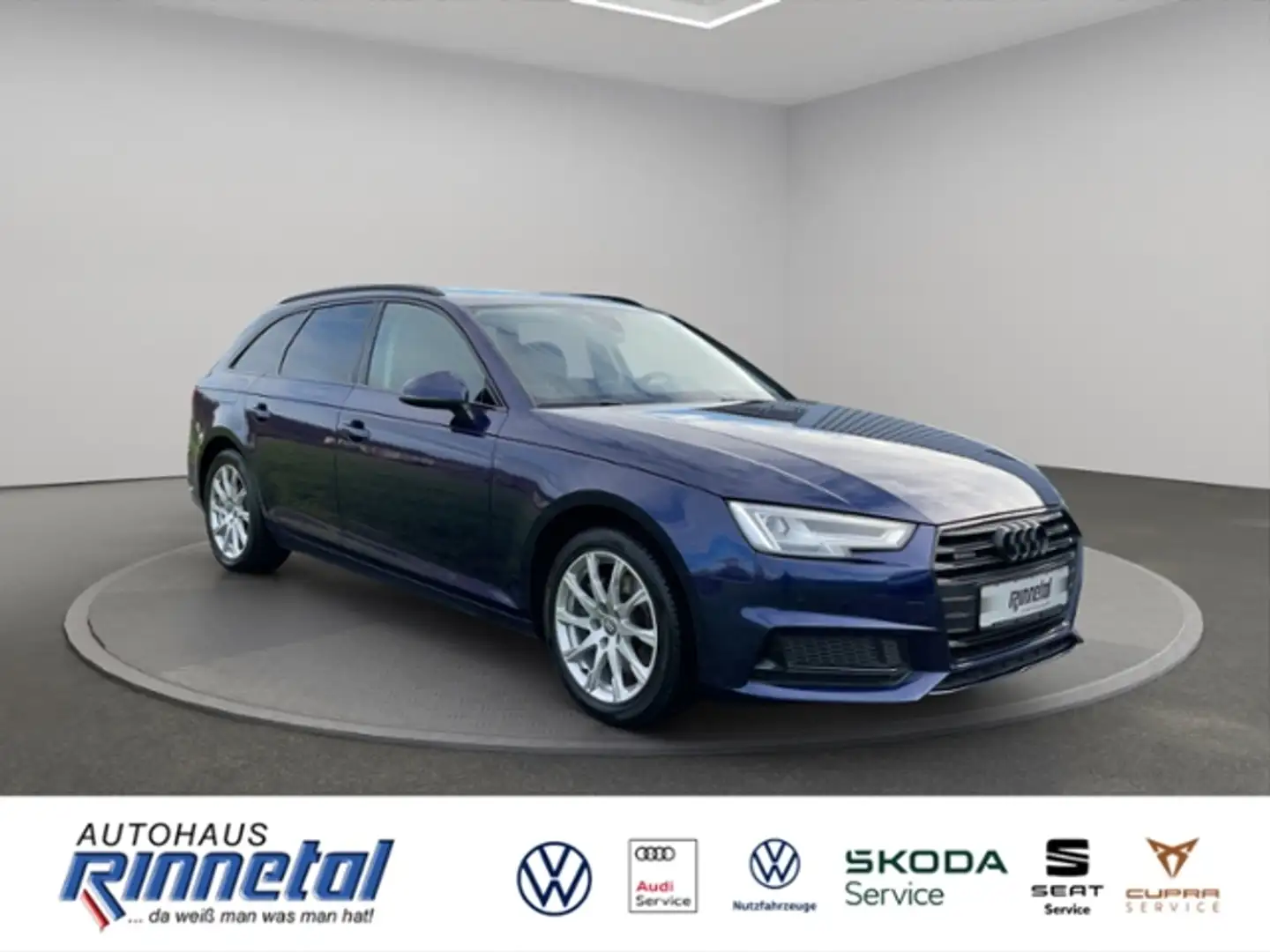 Audi A4 Avant 2.0 TDI quattro S tronic Sport PANO+AHK+LED Blau - 2