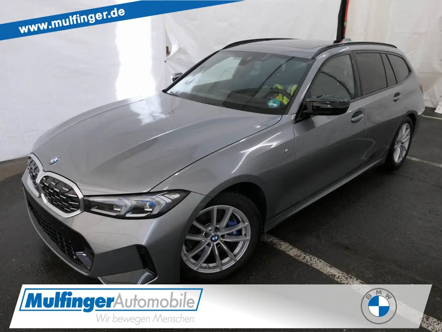BMW 340 Mi xDr.T.SurView.PanoDach HUD Ad-Fahrw.HiFi LED Gris - 1