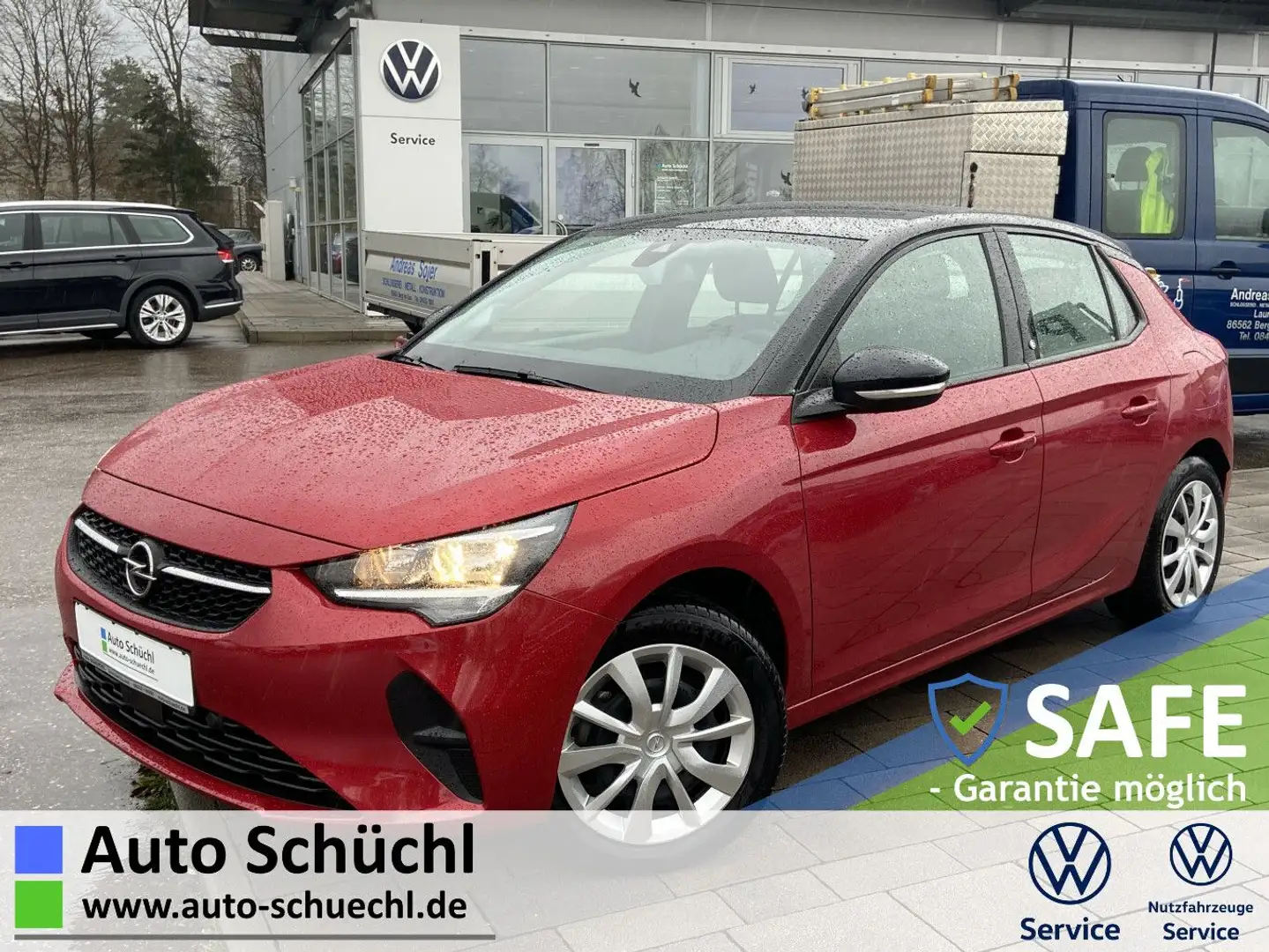 Opel Corsa -e EDITION CCS+SHZ+GRA+PDC+CLIMATRONIC+KEY Rouge - 1