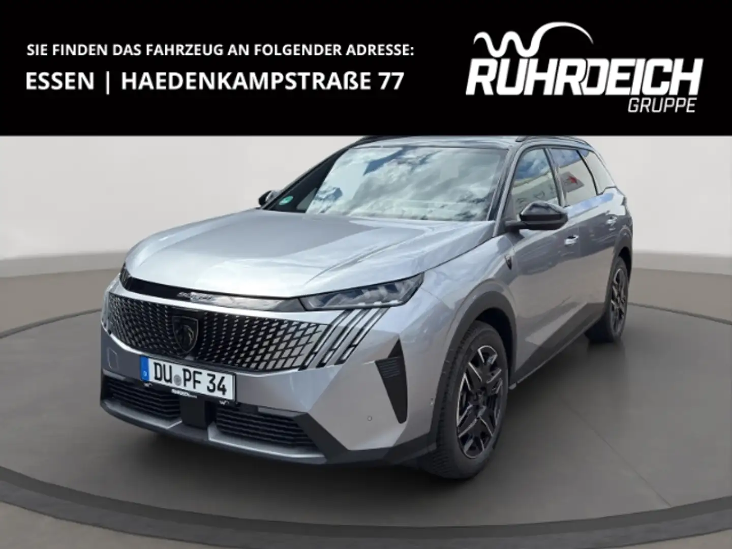 Peugeot 5008 Hybrid 136 GT 1.2 EU6e RFK CARPLAY PDC SHZ Grau - 1