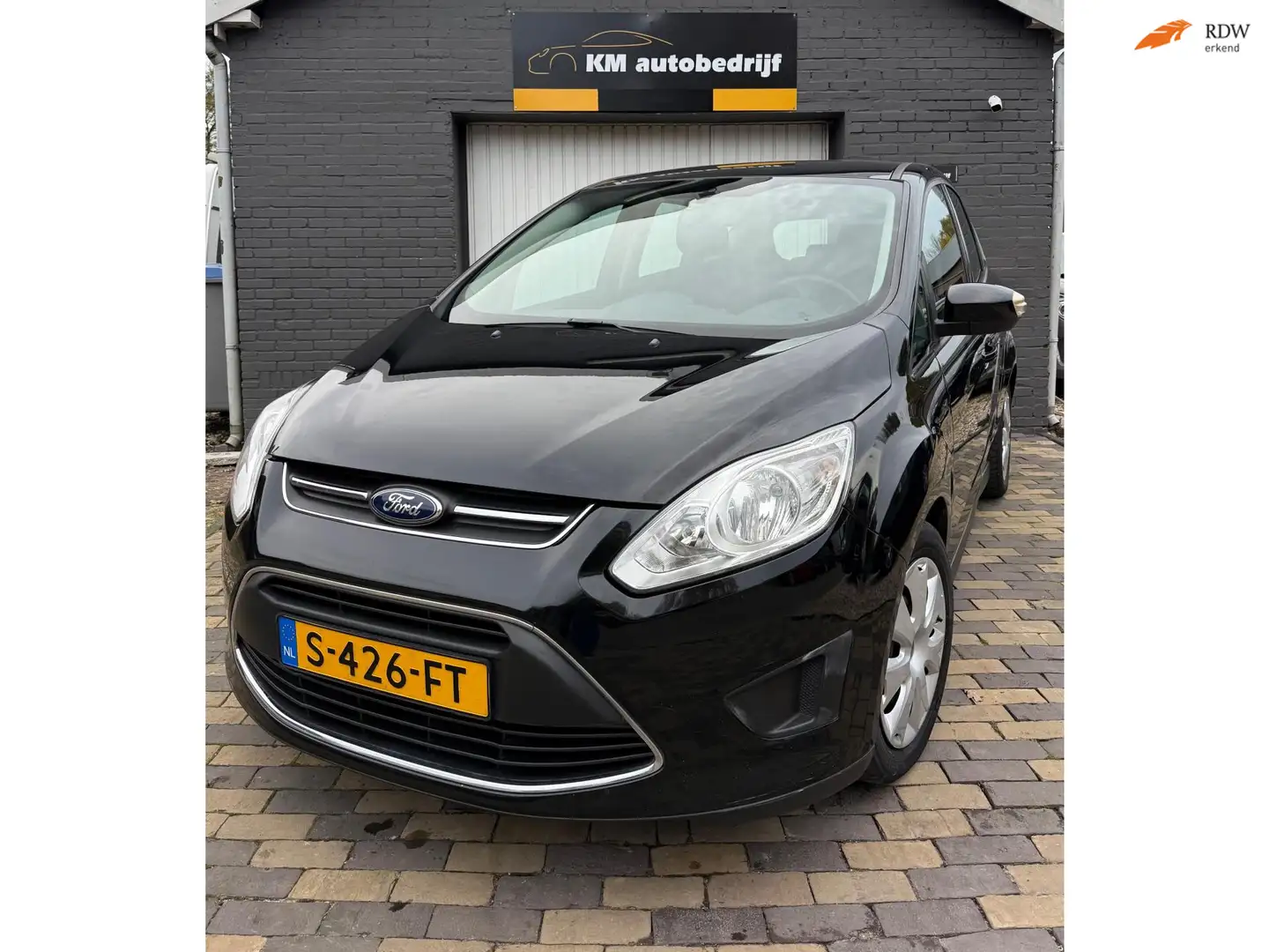 Ford C-Max 1.6 Lease Trend*Airco*PDC*Trekhaak*APK*Cruise* Schwarz - 1