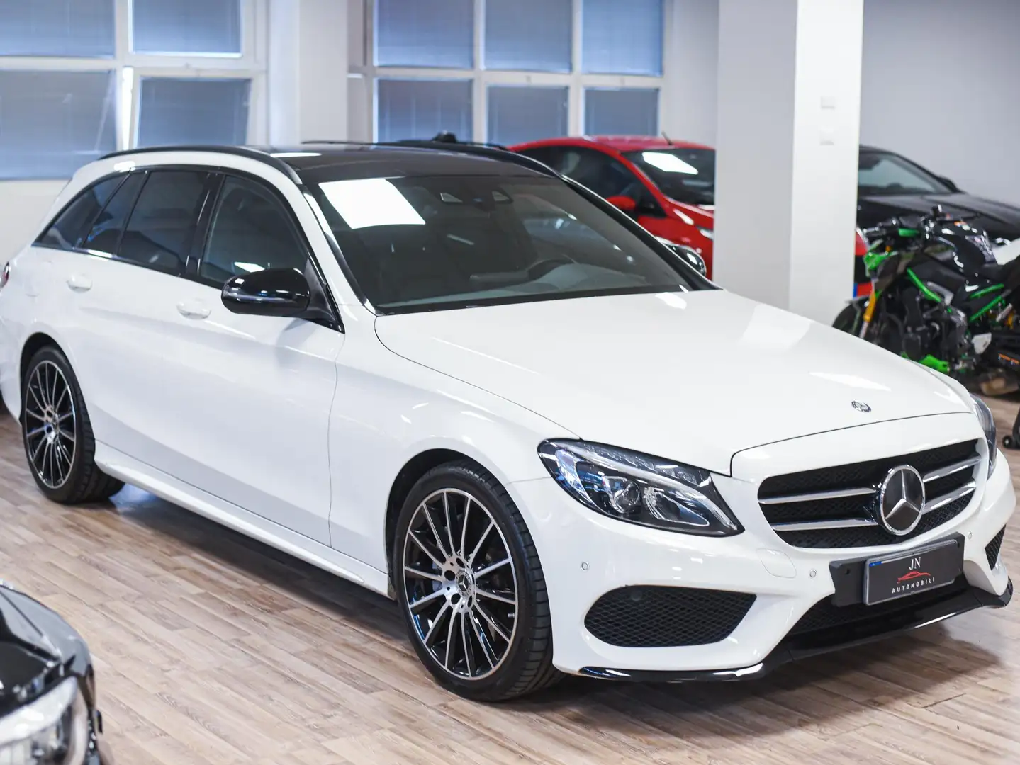 Mercedes-Benz C 250 SW d Premium 4matic auto TETTO/GANCIO TRAINO Blanc - 1