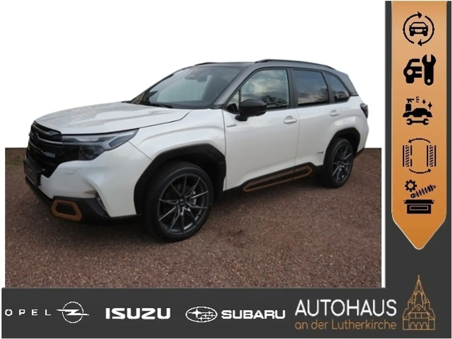 Subaru Forester 2.0ie Platinum *inkl.20"Sommer- und 19" Winterräd Белый - 1