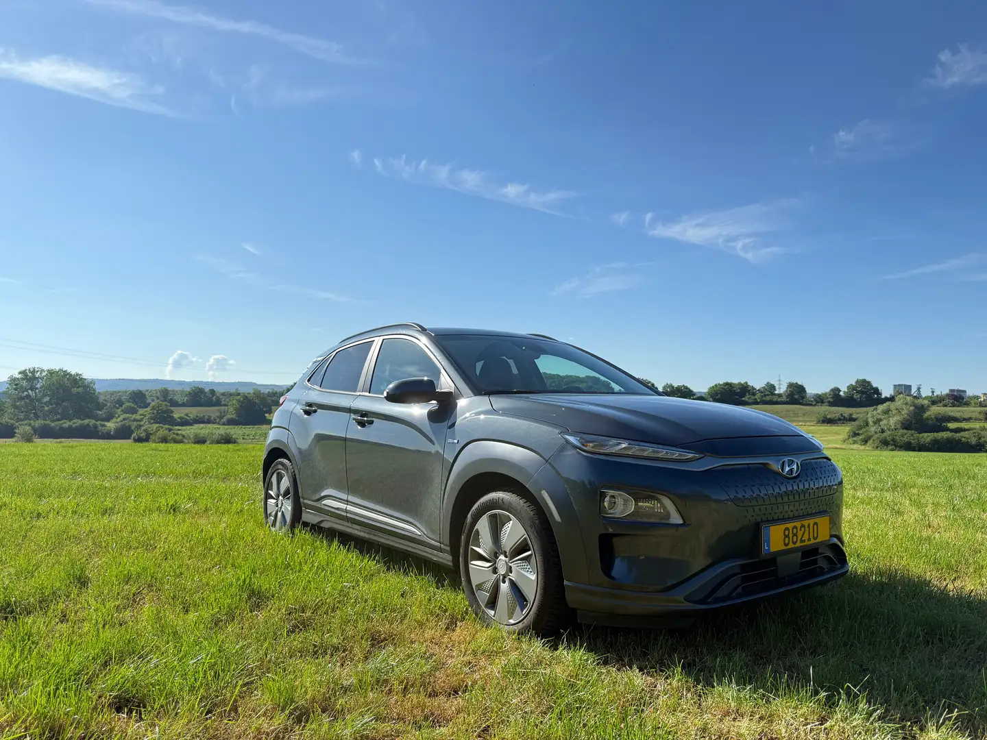 Hyundai KONA Kona EV Premium Gris - 1