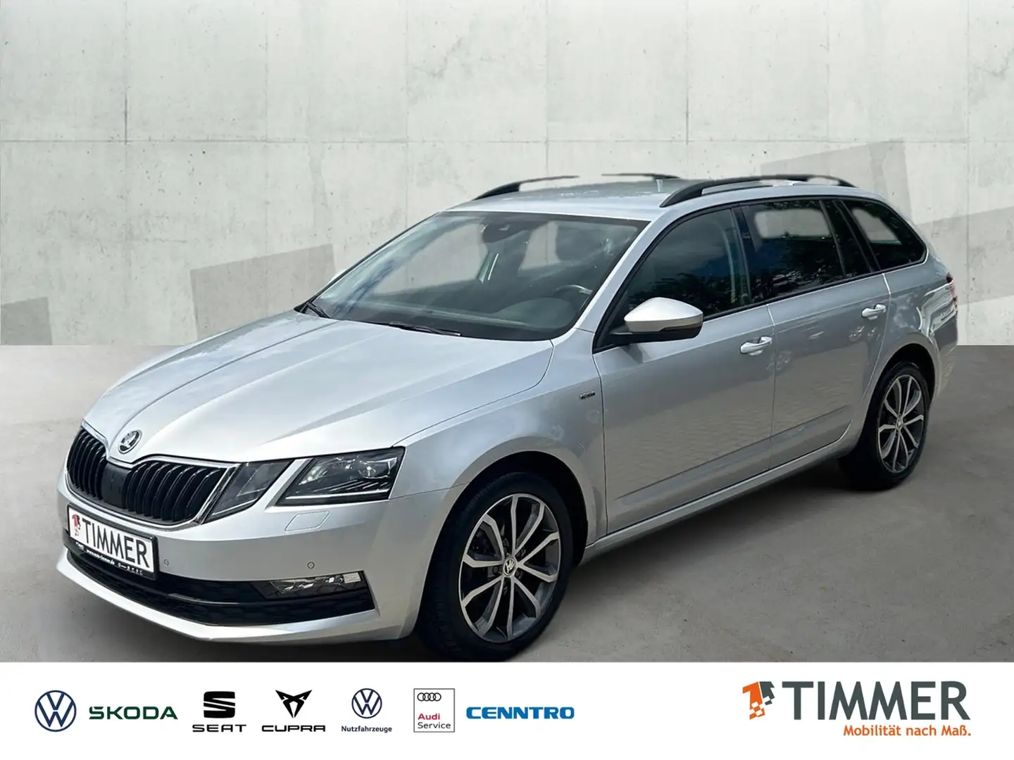 Skoda Octavia III Combi 2.0 TDI DSG SOLEIL *LED *ACC *NAVI *SHZ Silber - 1