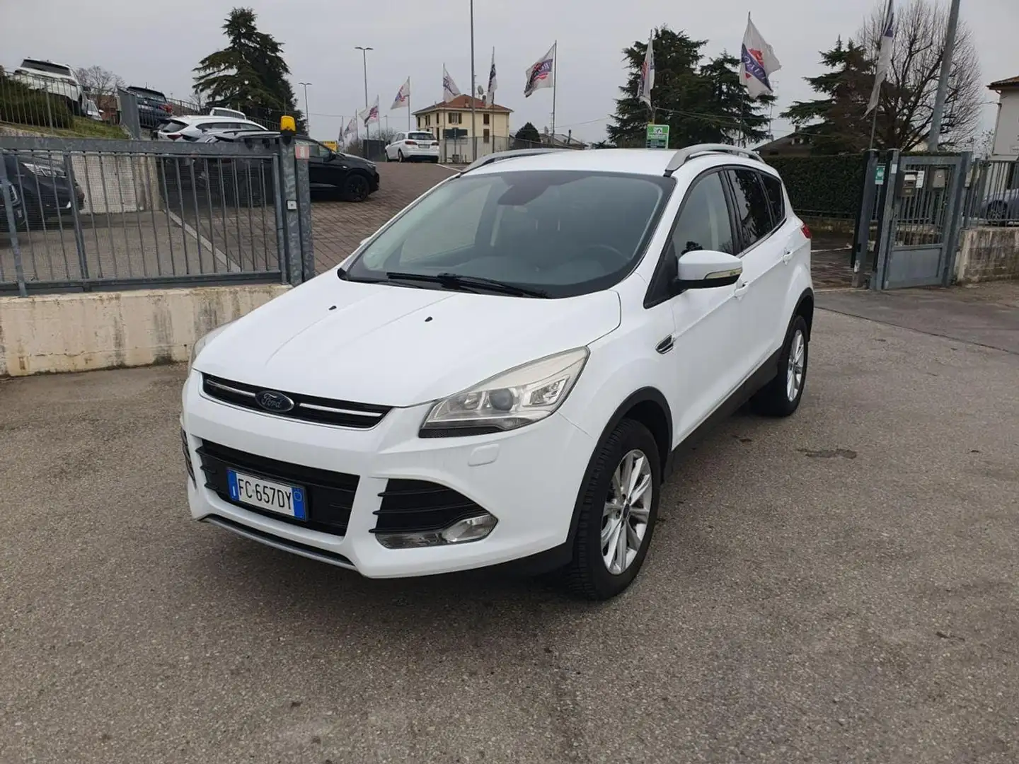 Ford Kuga 2.0 TDCI 150 CV S&S 4WD Powershift Titanium Bianco - 1