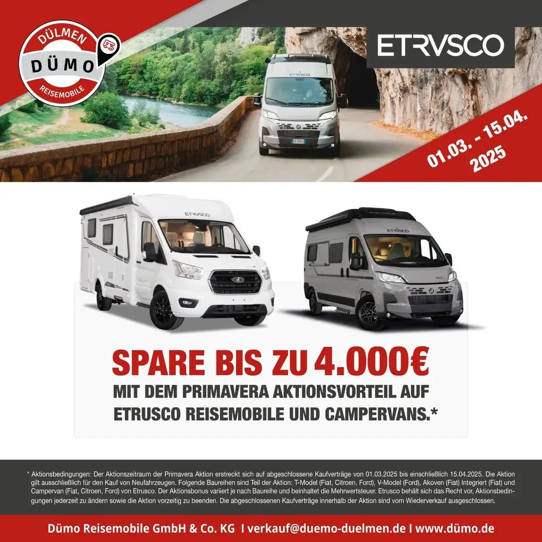 Etrusco CAMPERVAN | CV | 540 DB**Aufstelldach**Markise** Grau - 2