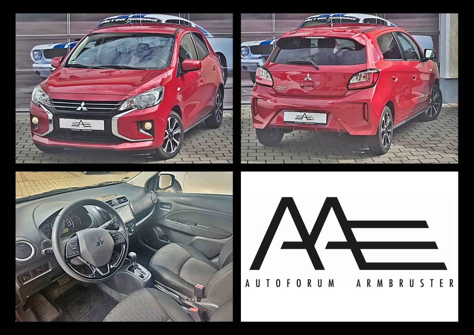 Mitsubishi Space Star Select+*Automatik/Kamera/CarPlay/ALU Rouge - 1