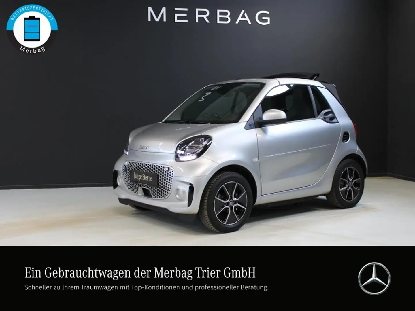 smart forTwo EQ  cabrio * Silber - 1