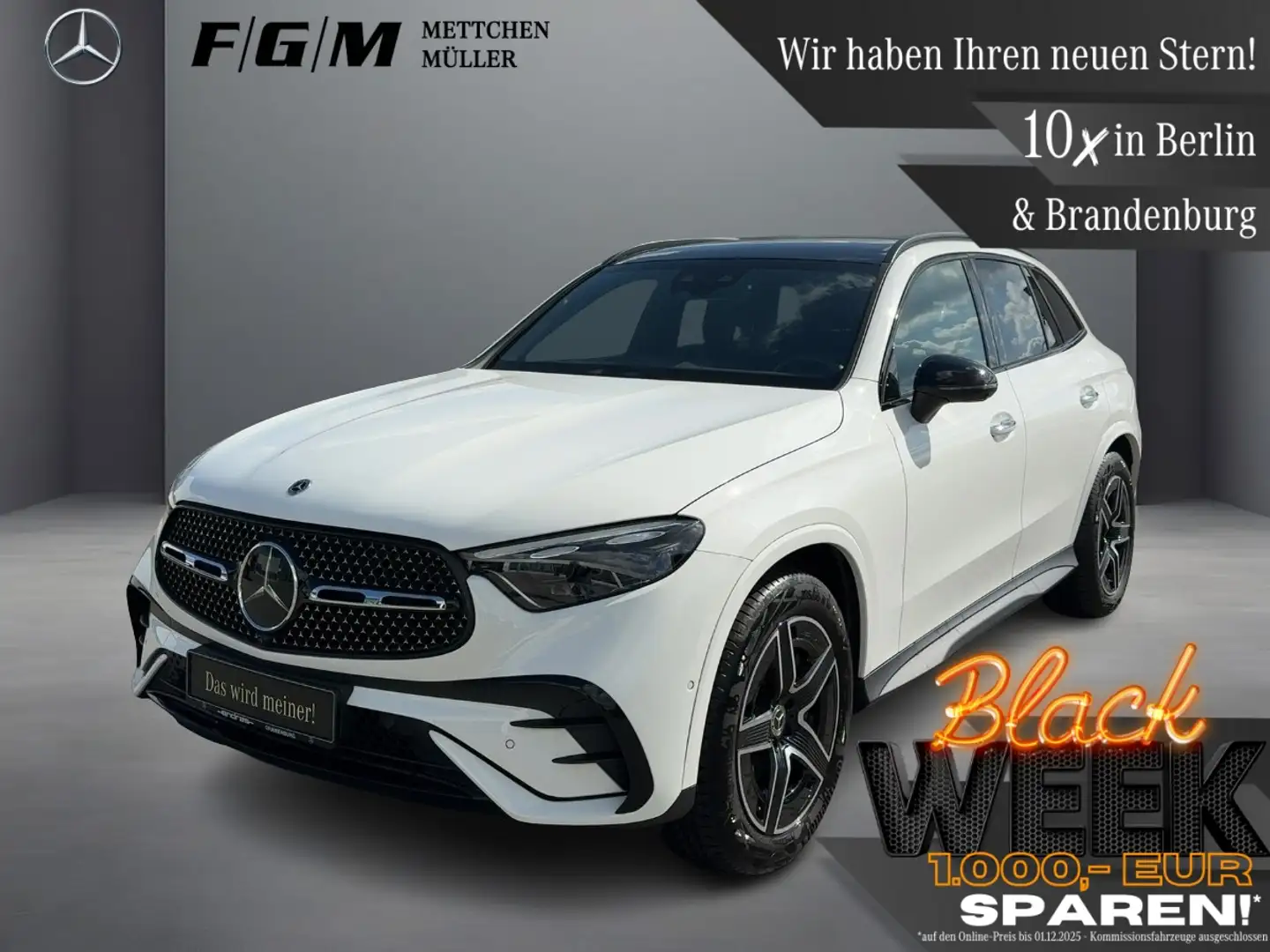 Mercedes-Benz GLC 300 d 4M AMG Line Premium DigiLight|KeyGo Weiß - 1