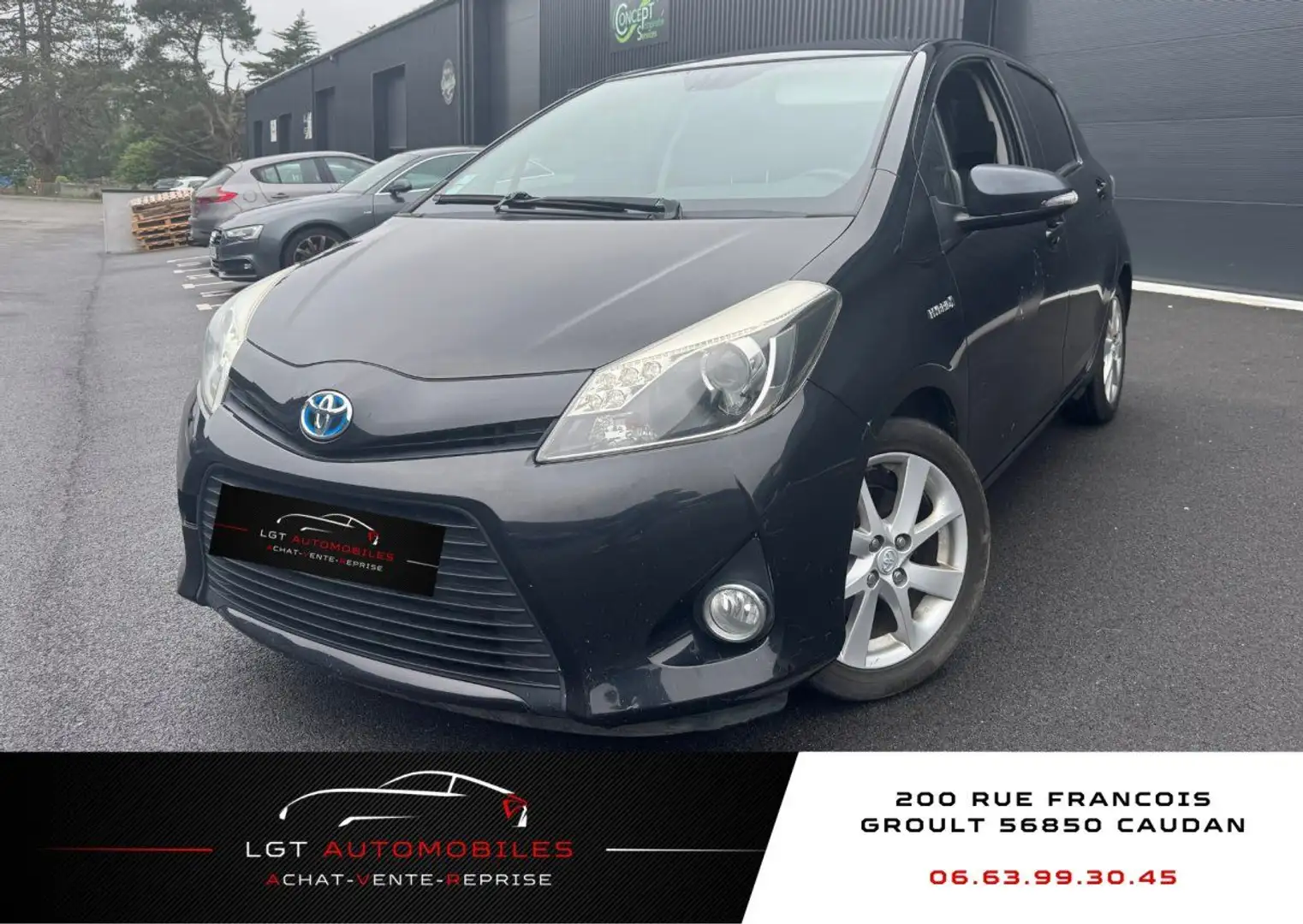 Toyota Yaris 1.5 VVTi Hybrid 75 cv Boîte auto Noir - 1