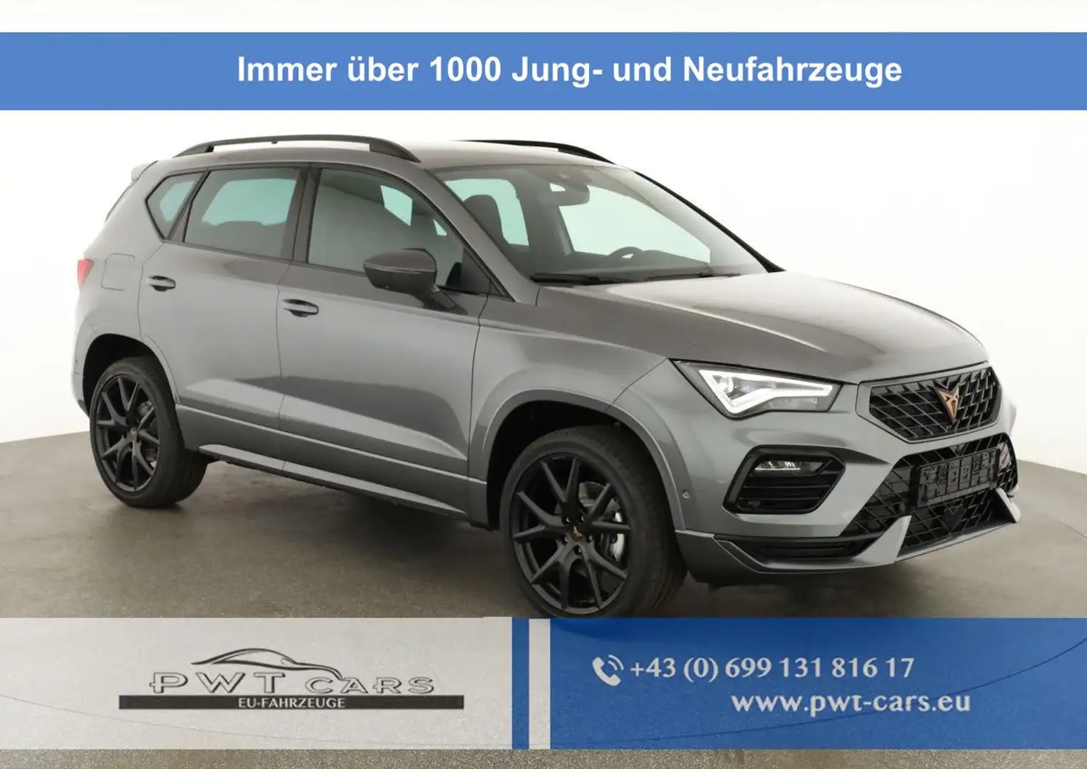CUPRA Ateca Basis 1.5 TSI DSG, AHK, Navi, Kamera, el. Klapp... Grau - 1