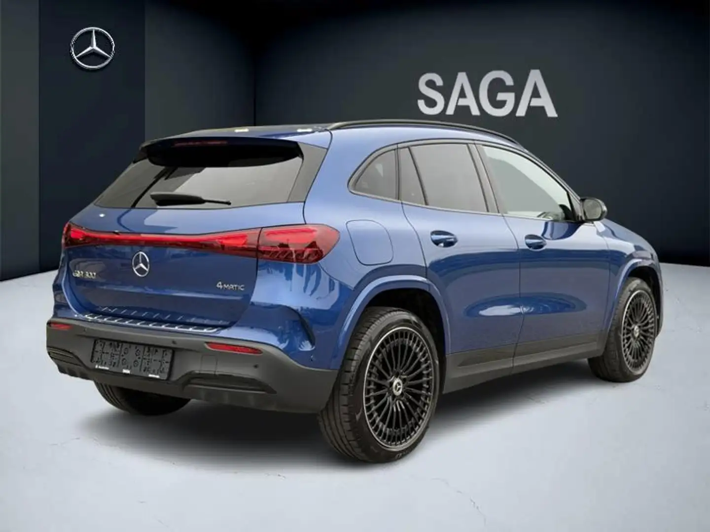 Mercedes-Benz EQA 300 4MATIC AMG Pack Night Facelift Bleu - 2