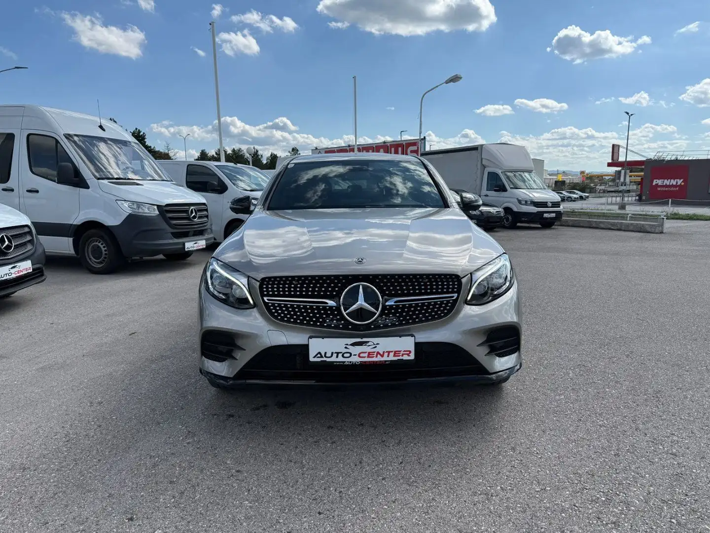 Mercedes-Benz GLC 350 GLC-Coupe Klasse GLC 350 d 4Matic AMG Line Silber - 2