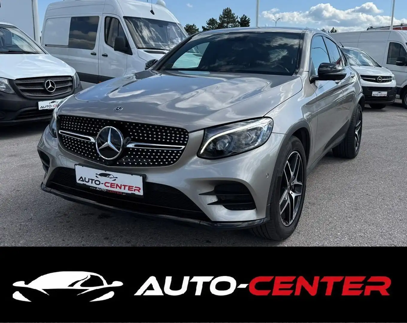 Mercedes-Benz GLC 350 GLC-Coupe Klasse GLC 350 d 4Matic AMG Line Silber - 1