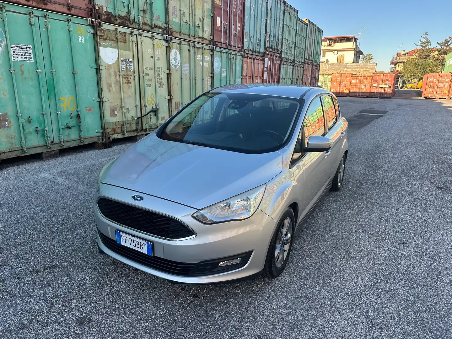 Ford C-Max C-Max7 1.5 TDCi 95CV Start&Stop Business Argento - 1