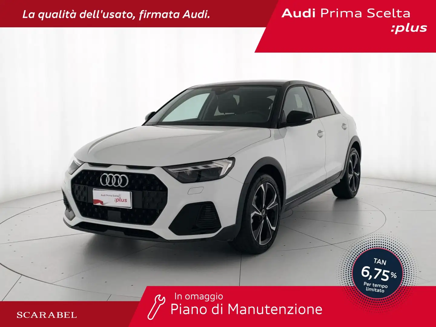 Audi A1 citycarver 30 1.0 tfsi identity contrast 110cv Bianco - 1
