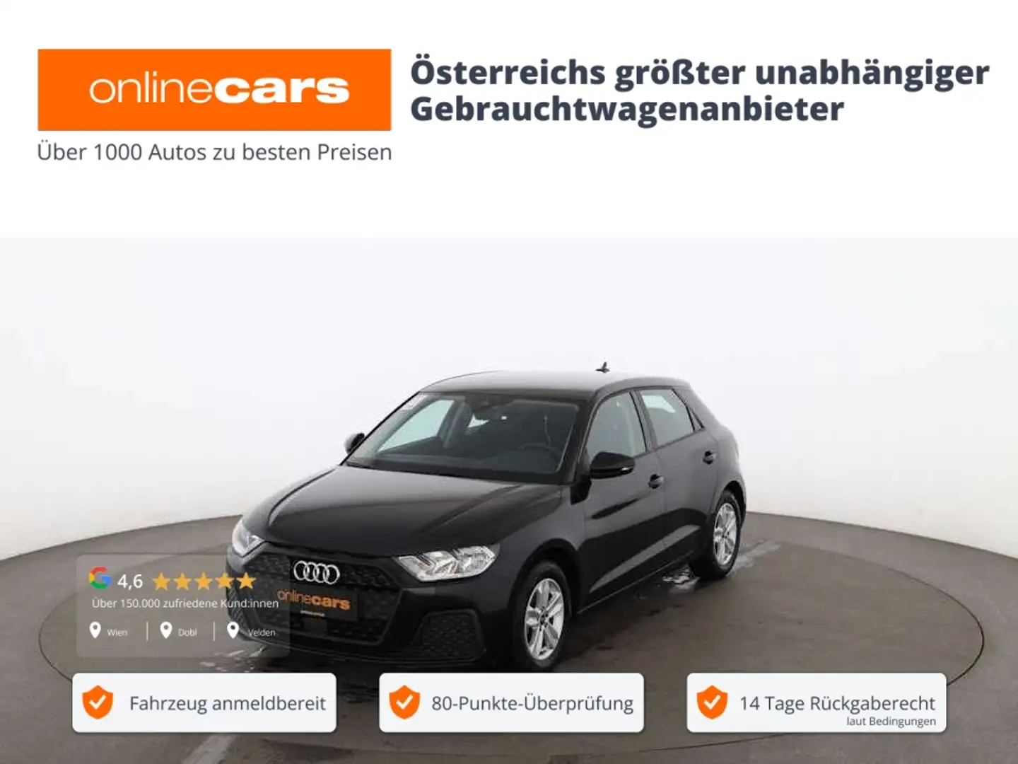 Audi A1 Sportback 25 TFSI NAVI ASSIST DIGITAL-TACHO Schwarz - 1