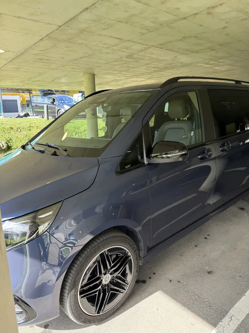 Mercedes-Benz V 300 d Kombi lang Exclusive Aut. Blau - 2