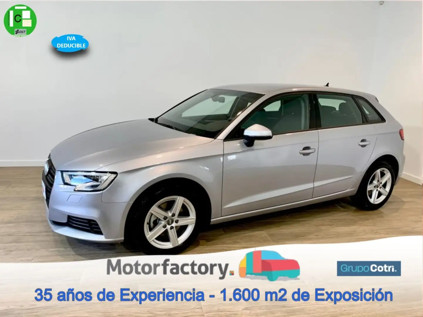 Audi A3 Sportback 1.6TDI Design Edition S tronic 85kW Silber - 1