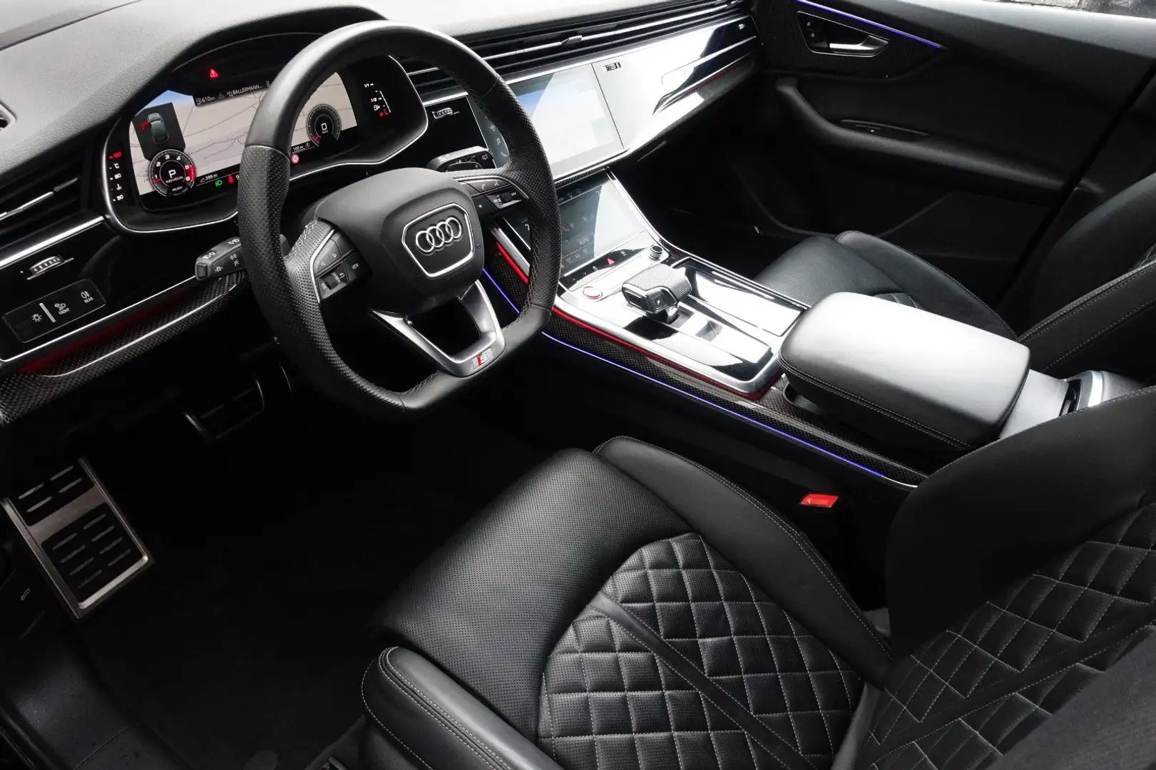 Audi SQ7 TDI HeadUp 7-Sitze Laser Allradlenkung 360° Чорний - 2