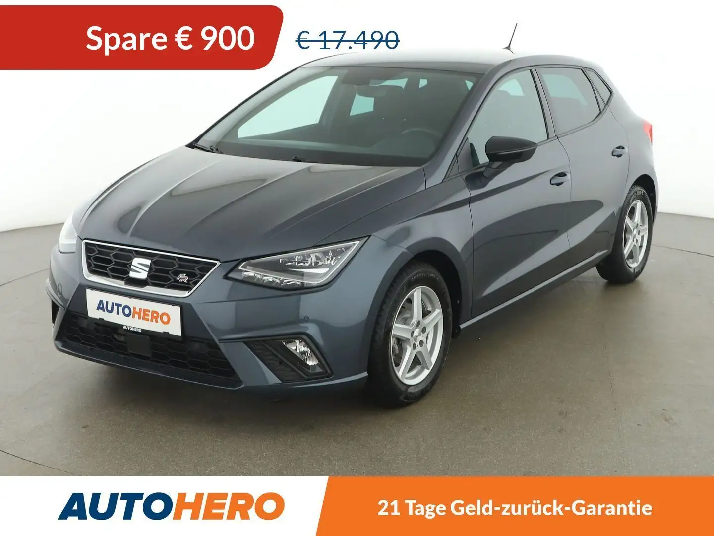 SEAT Ibiza 1.0 TSI FR *ACC*NAVI*CAM*CARPLAY&AUTO* Grau - 1