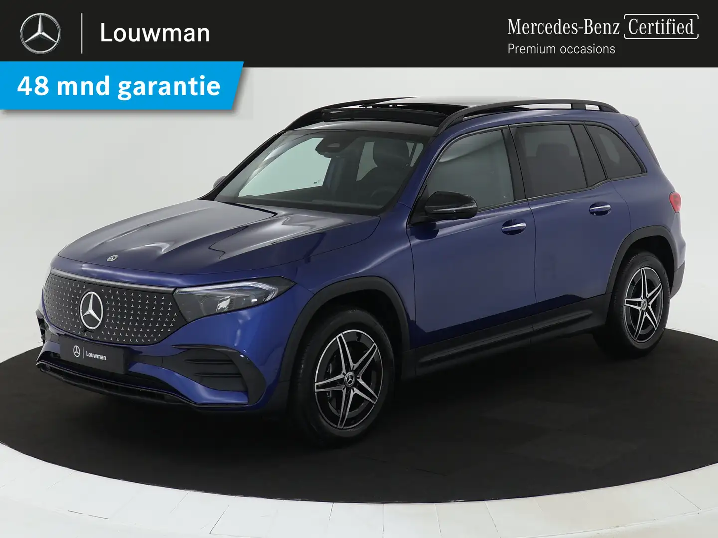 Mercedes-Benz EQB 250 250+ AMG Line 7p. 71 kWh | Nightpakket | Parkeerpa Modrá - 1