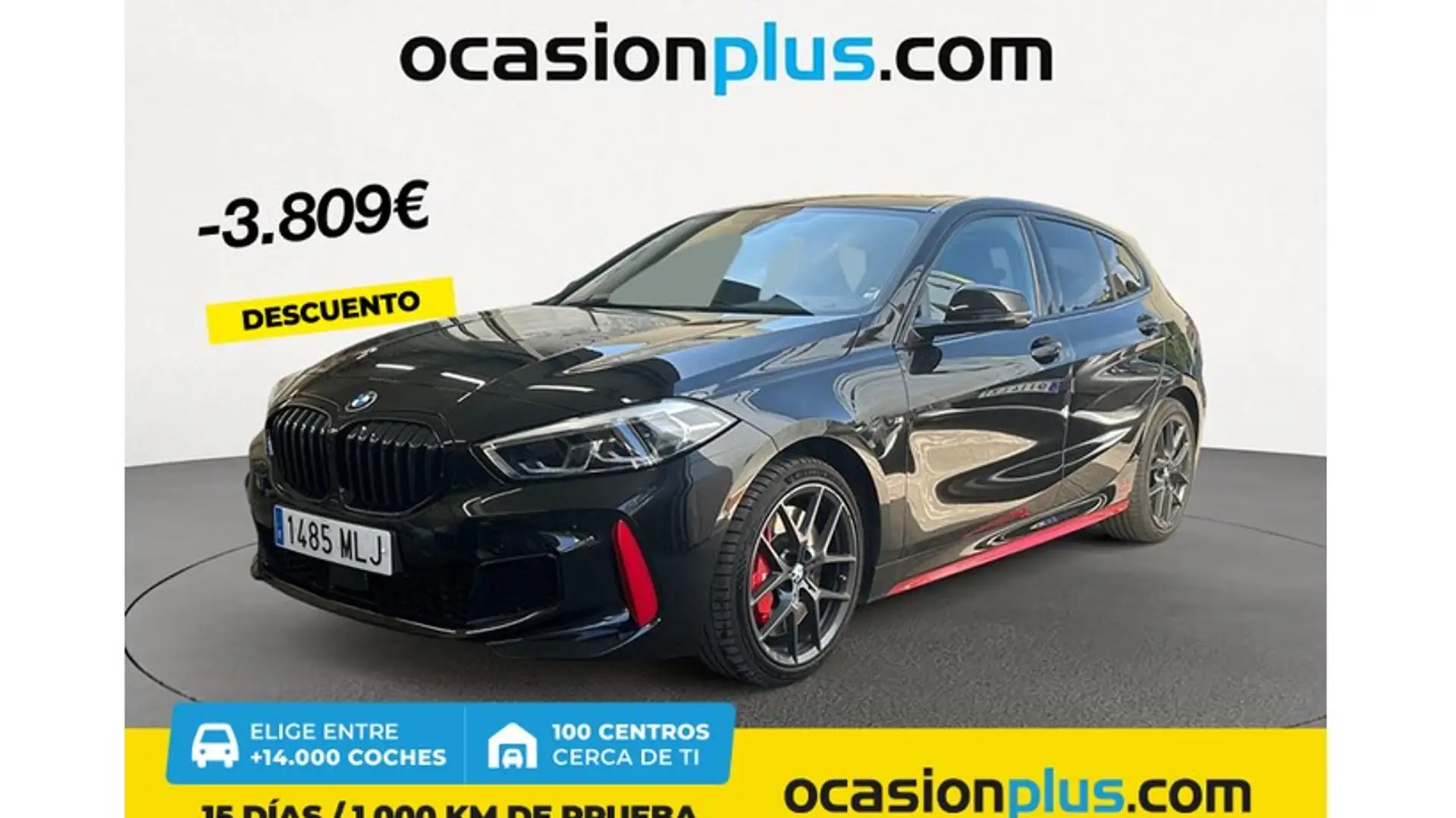 BMW 128 128tiA Negro - 1
