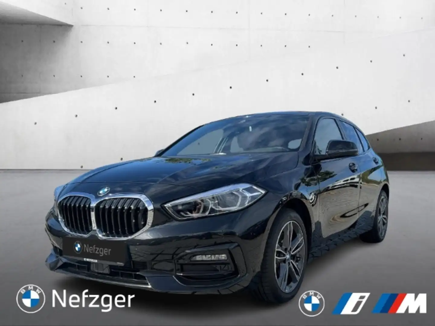 BMW 118 i Sport Line HUD PANO NAVI LED Harman/Kardon Schwarz - 1
