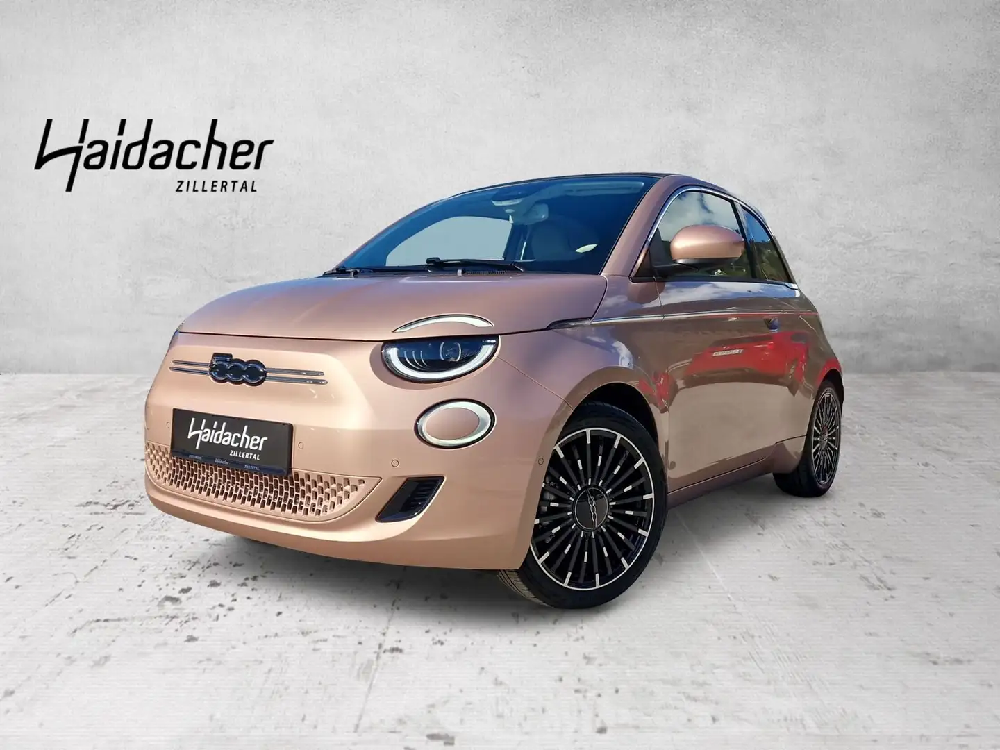 Fiat 500e Cabrio Elektro La Prima by Bocelli 42 kWh Zlatá - 1