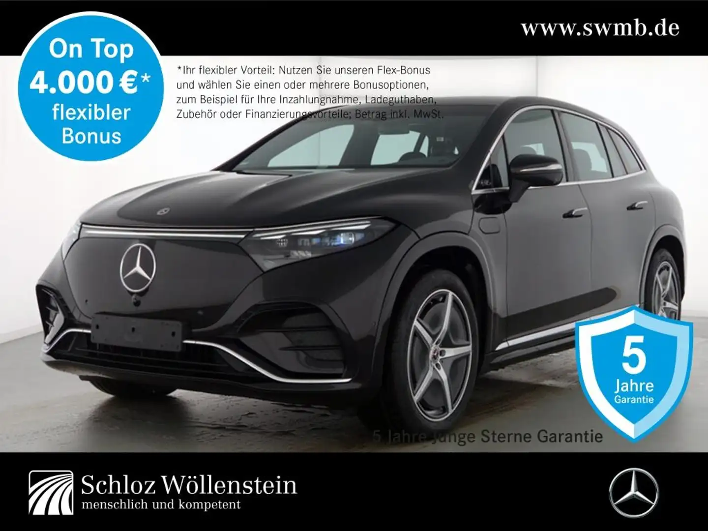 Mercedes-Benz EQS SUV EQS 580 4M SUV AMG/Digital Light/AHK/Hyperscreen Schwarz - 1