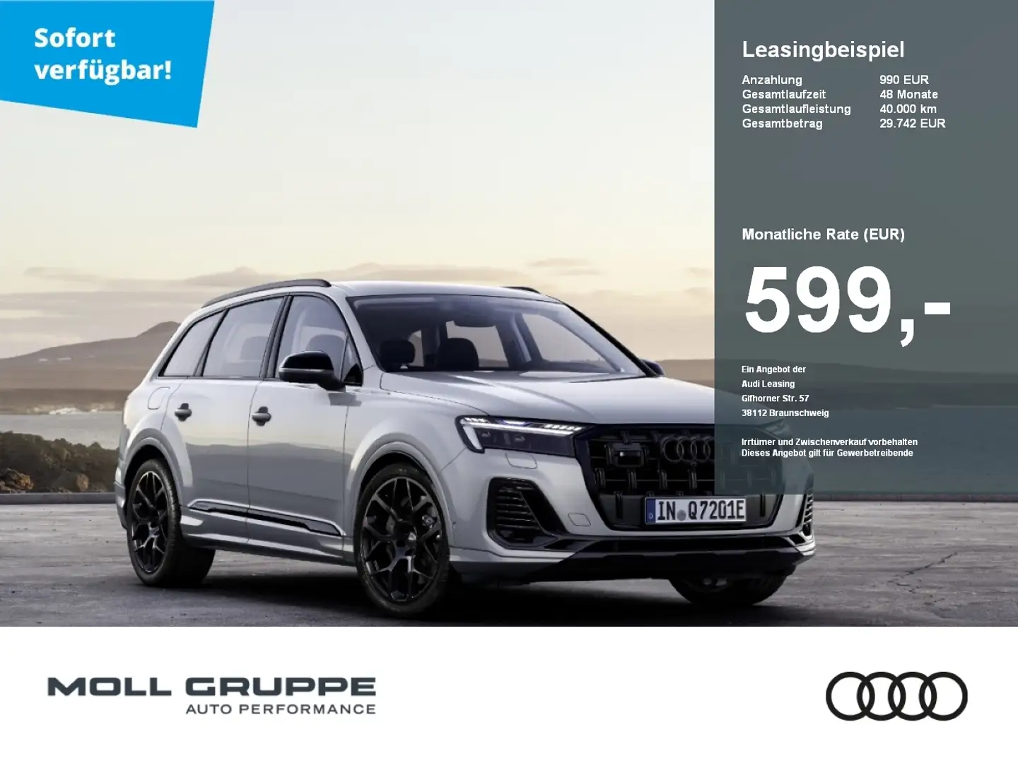 Audi Q7 SUV TFSI e quattro Weiß - 1