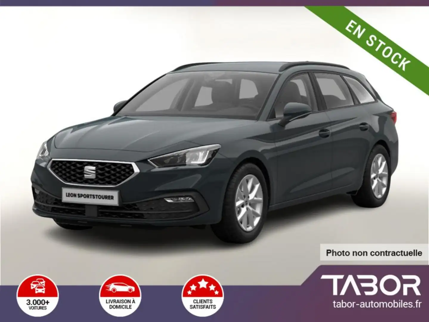 SEAT Leon ST 1.5 TSI 115 Style SHZ 3ZClim cam Bleu - 1
