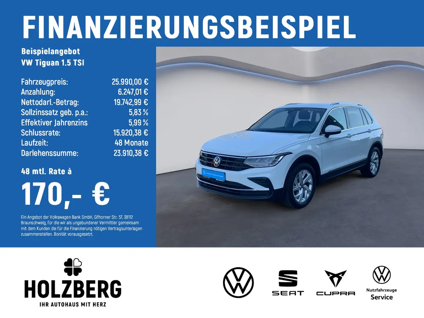Volkswagen Tiguan 1.5 TSI Move NAVI+RFK+LED+ACC+SHZ Weiß - 2
