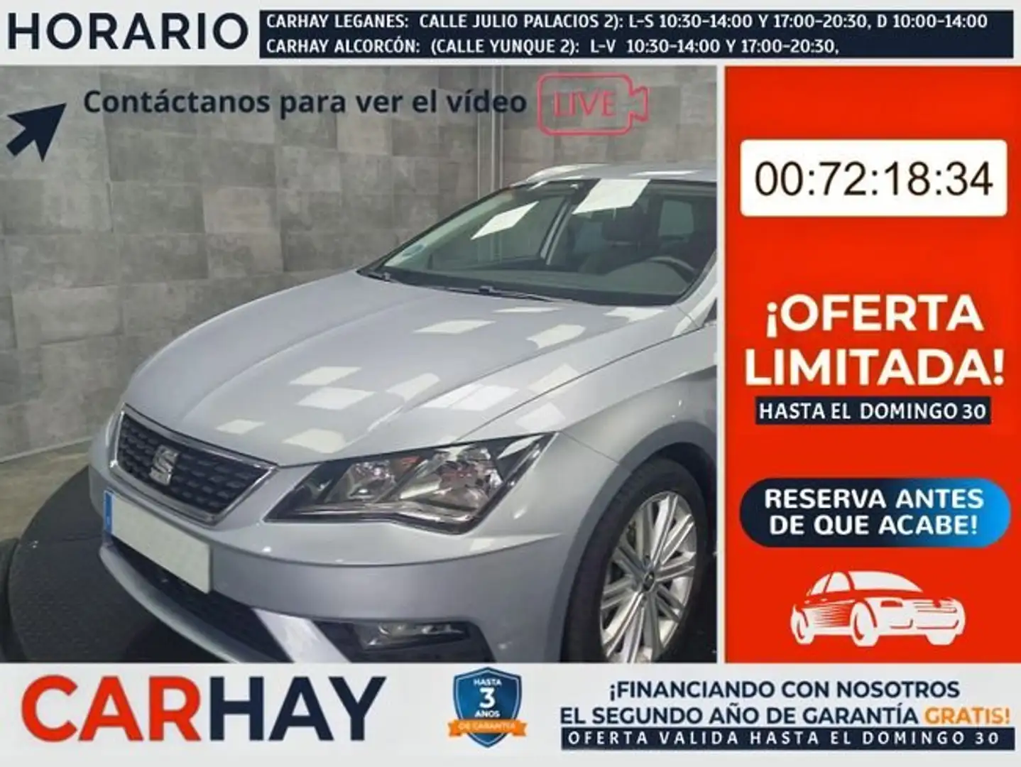 SEAT Leon 1.5 TSI S&S Xcellence 130 Gris - 1