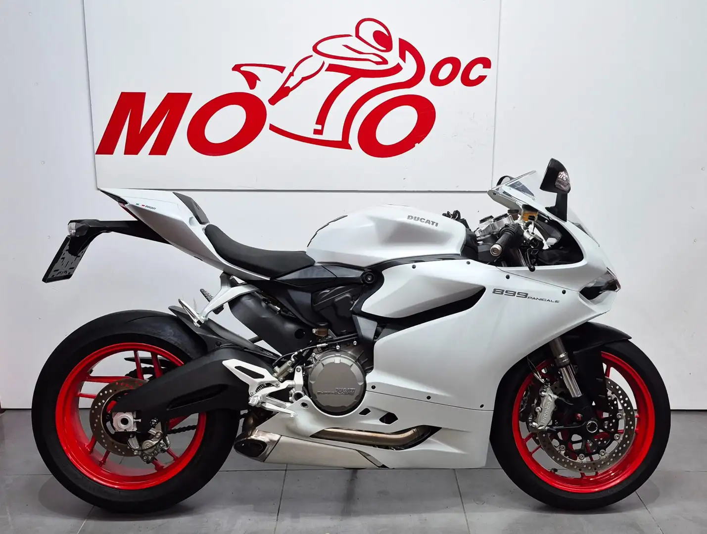 Ducati 899 Panigale ***MOTOOC.BE*** Blanco - 1
