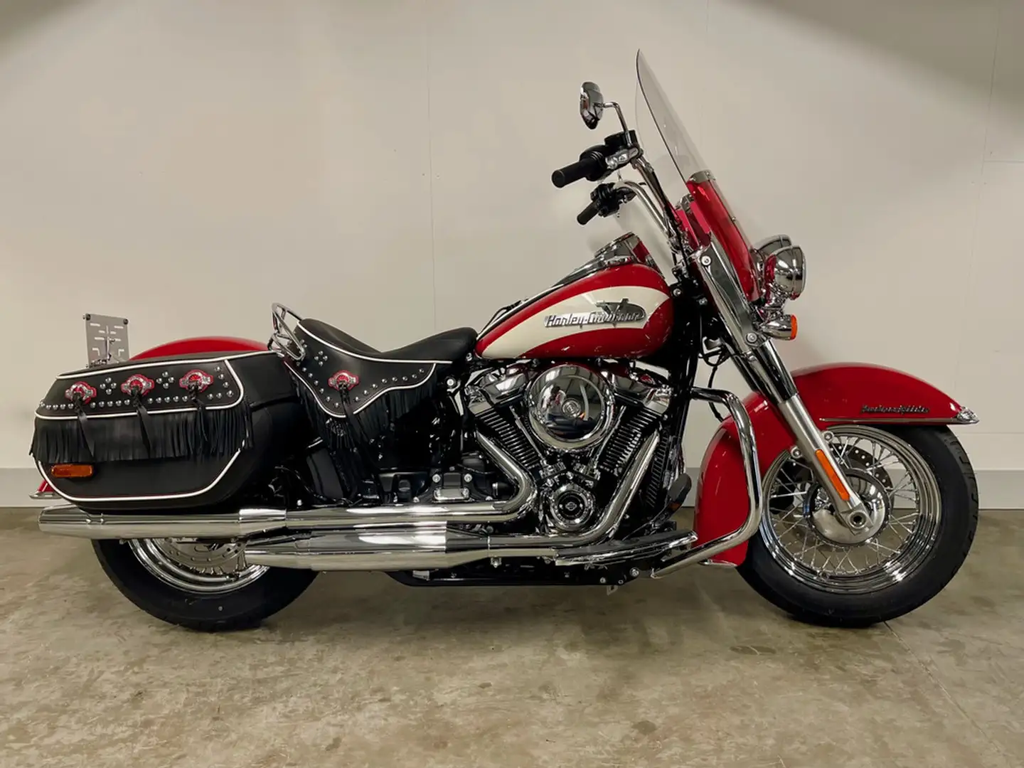 Harley-Davidson Hydra Glide Cruiser SOFTAIL FLI REVIVAL Rouge - 1