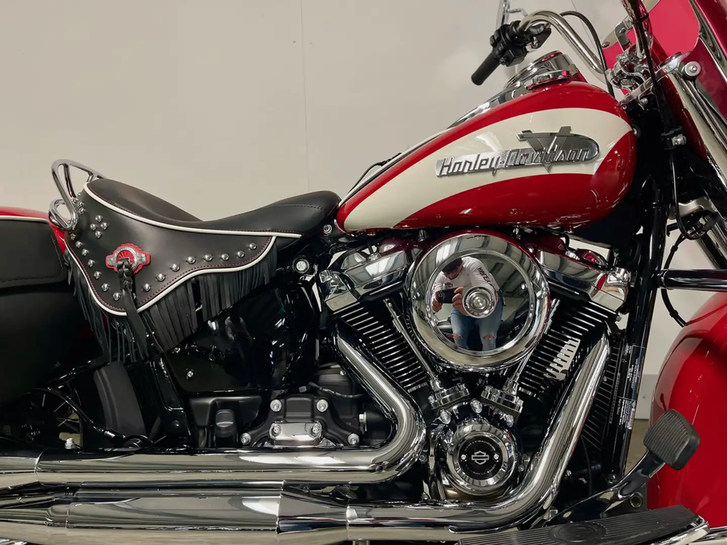 Harley-Davidson Hydra Glide Cruiser SOFTAIL FLI REVIVAL Rouge - 2