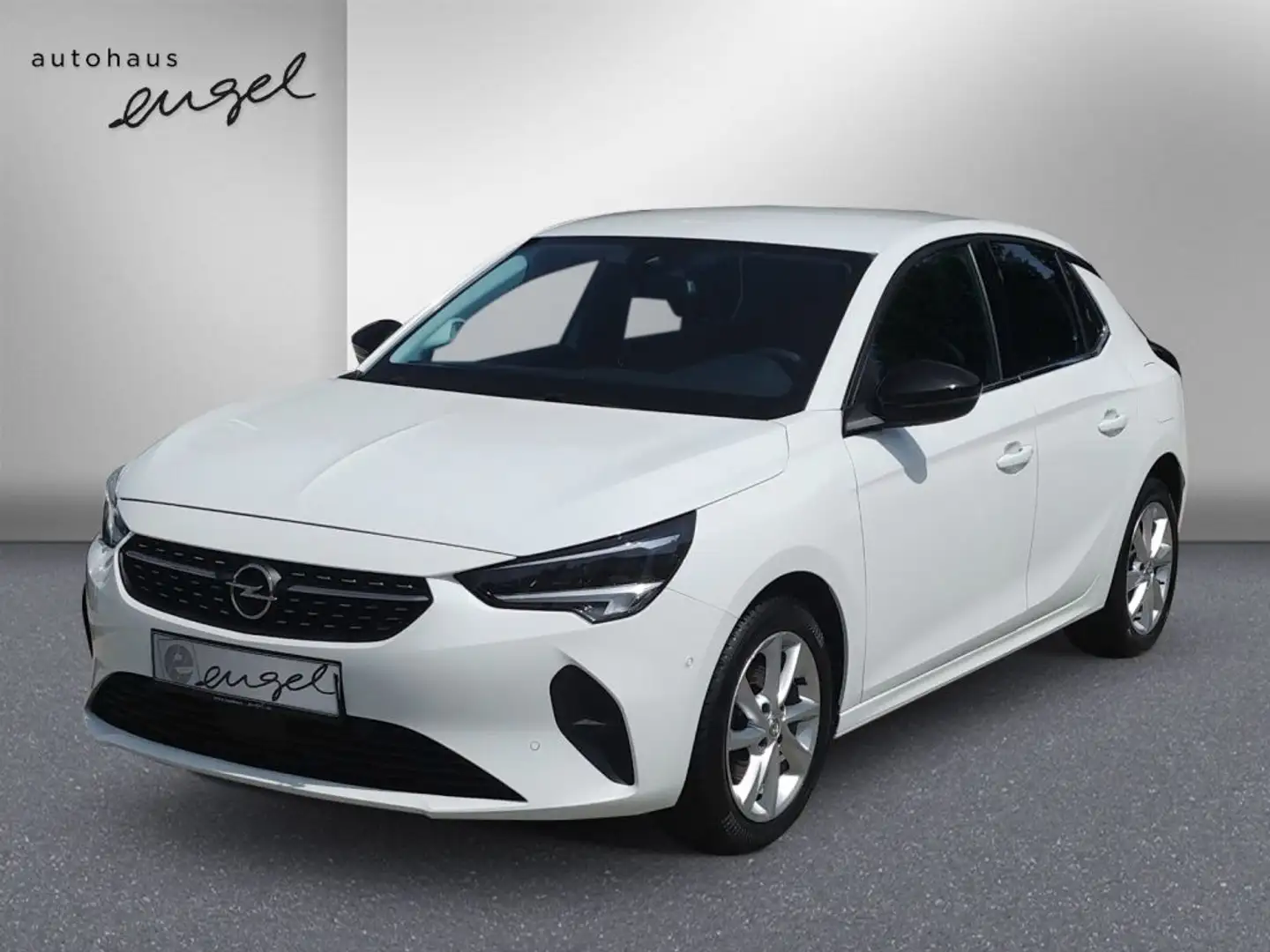 Opel Corsa 1.2 Turbo Elegance,LED,SHZ,TOTWINKEL,DAB+,CARPLAY, Blanc - 1